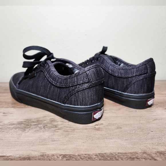 VANS UltraCush HD Pro Mens Black Canvas Lace Up Skateboard Shoes Sneakers Sz 6.5 - Picture 4 of 11